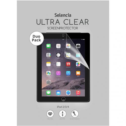 Selencia Duo Pack Ultra Clear Screenprotector voor de iPad 2 / 3 / 4