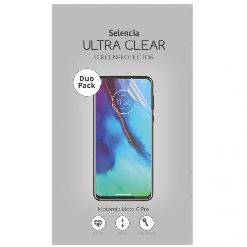 Selencia Duo Pack Ultra Clear Screenprotector voor de Motorola Moto G Pro