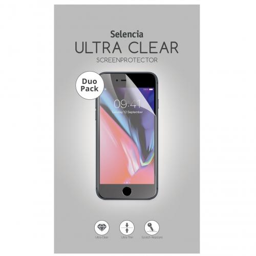 Selencia Duo Pack Ultra Clear Screenprotector voor de Motorola Moto G7 Power