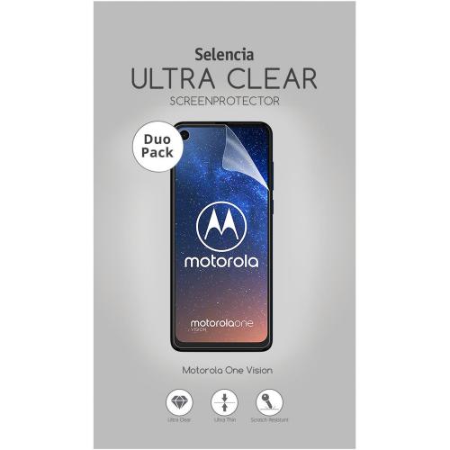 Selencia Duo Pack Ultra Clear Screenprotector voor de Motorola One Vision