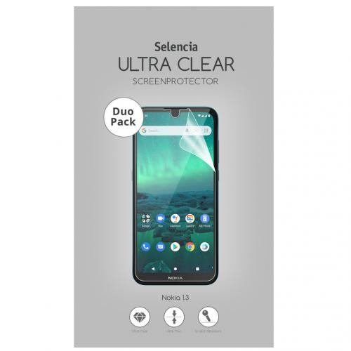 Selencia Duo Pack Ultra Clear Screenprotector voor de Nokia 1.3