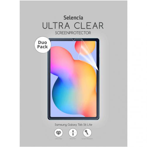 Selencia Duo Pack Ultra Clear Screenprotector voor de Samsung Galaxy Tab S6 Lite