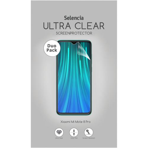 Selencia Duo Pack Ultra Clear Screenprotector voor de Xiaomi Redmi Note 8 Pro