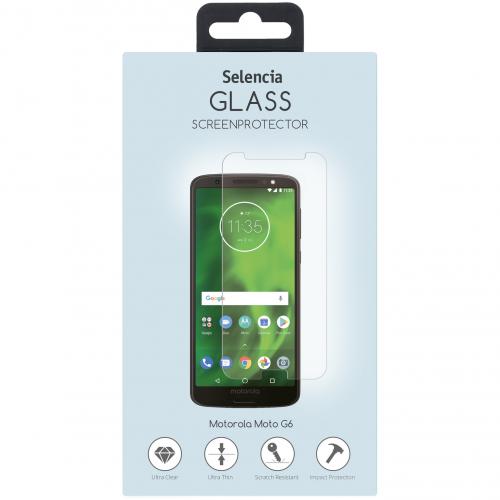 Selencia Gehard Glas Screenprotector voor Motorola Moto G6