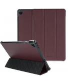 Selencia Kesia Slang Trifold Book Case voor de Samsung Galaxy Tab S6 Lite - Donkerrood