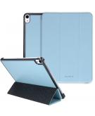 Selencia Nuria Vegan Lederen Trifold Book Case voor de iPad Air (2022 / 2020) - Blauw