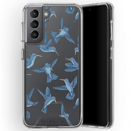 Selencia Zarya Fashion Extra Beschermende Backcover Samsung Galaxy S21 - Birds