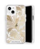 Selencia Zarya Fashion Extra Beschermende Backcover voor de iPhone 13 Mini - Paisley Gold