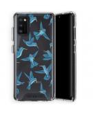 Selencia Zarya Fashion Extra Beschermende Backcover voor de Samsung Galaxy A41 - Birds