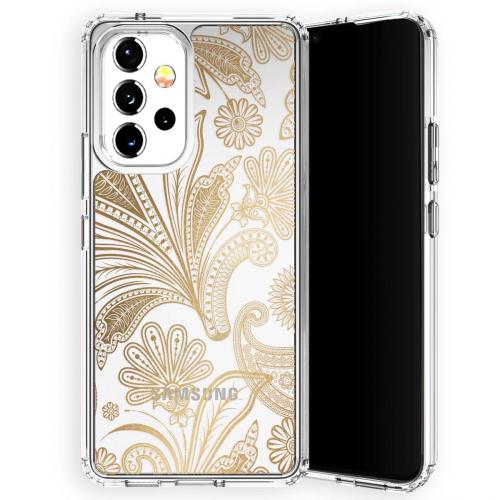 Selencia Zarya Fashion Extra Beschermende Backcover voor de Samsung Galaxy A53 - Paisley Gold