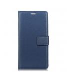Shop4 - Asus Zenfone Max M2 Hoesje - Wallet Case Business Donker Blauw