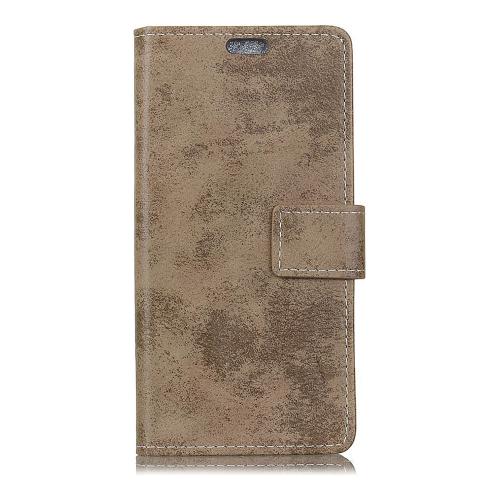 Shop4 - Asus Zenfone Max Pro (M2) Hoesje - Wallet Case Vintage Khaki