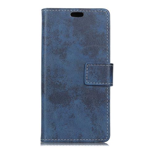Shop4 - Huawei P Smart 2019 Hoesje - Wallet Case Vintage Donker Blauw