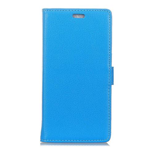 Shop4 - Huawei P20 Hoesje - Wallet Case Grain Blauw
