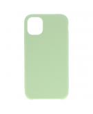 Shop4 - iPhone 11 Pro Hoesje - Zachte Back Case Mat Groen