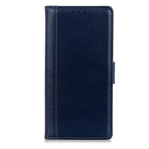 Shop4 - iPhone 11 Pro Max Hoesje - Wallet Case Grain Donker Blauw