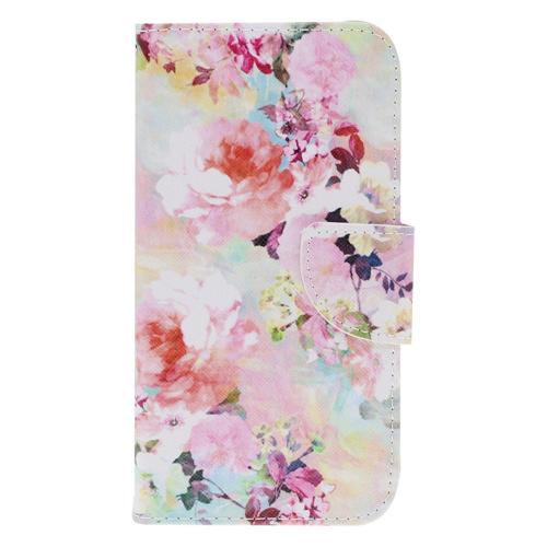 Shop4 - iPhone 11 Pro Max Hoesje - Wallet Case Kleurrijke Bloemen