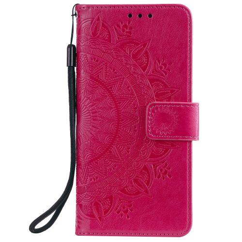 Shop4 - iPhone 11 Pro Max Hoesje - Wallet Case Mandala Patroon Roze