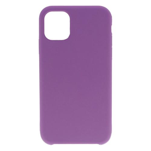 Shop4 - iPhone 11 Pro Max Hoesje - Zachte Back Case Mat Paars