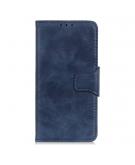 Shop4 - iPhone 12 Hoesje - Wallet Case Cabello Blauw