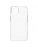 Shop4 - iPhone 13 Hoesje - Harde Back Case Mat Transparant Zilver