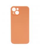 Shop4 - iPhone 13 Hoesje - Zachte Back Case Mat Oranje