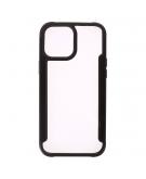 Shop4 - iPhone 13 mini Hoesje - Bumper Back Case Zwart