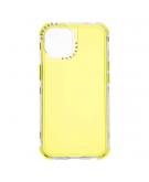 Shop4 - iPhone 13 mini Hoesje - Harde Back Case 2-in-1 Fluor Geel