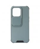 Shop4 - iPhone 13 mini Hoesje - Harde Back Case Privacy Groen