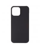 Shop4 - iPhone 13 mini Hoesje - Harde Back Case Zwart