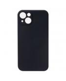 Shop4 - iPhone 13 mini Hoesje - Zachte Back Case Mat Zwart