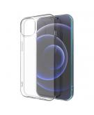 Shop4 - iPhone 13 mini Hoesje - Zachte Back Case Transparant