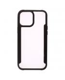 Shop4 - iPhone 13 Pro Hoesje - Bumper Back Case Zwart