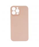 Shop4 - iPhone 13 Pro Hoesje - Zachte Back Case Mat Licht Roze