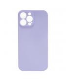 Shop4 - iPhone 13 Pro Hoesje - Zachte Back Case Mat Paars