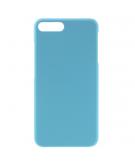 Shop4 - iPhone 7 Plus Hoesje - Harde Back Case Licht Blauw