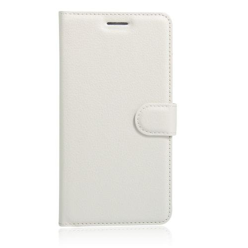 Shop4 - iPhone 7 Plus Hoesje - Wallet Case Lychee Wit