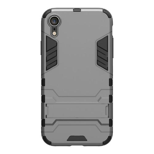 Shop4 - iPhone Xr Hoesje - Extreme Back Case Grijs
