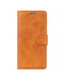 Shop4 - iPhone Xr Hoesje - Wallet Case Matte Retro Look Bruin