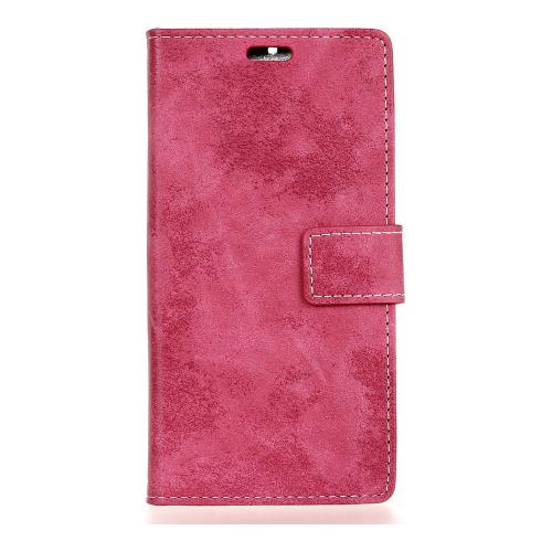 Shop4 - iPhone Xr Hoesje - Wallet Case Vintage Roze