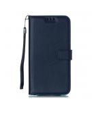 Shop4 - iPhone Xs Max Hoesje - Wallet Case Folio Donker Blauw