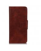 Shop4 - LG K40s Hoesje - Wallet Case Business Bruin