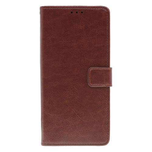Shop4 - LG Q60 Hoesje - Wallet Case Cabello Bruin