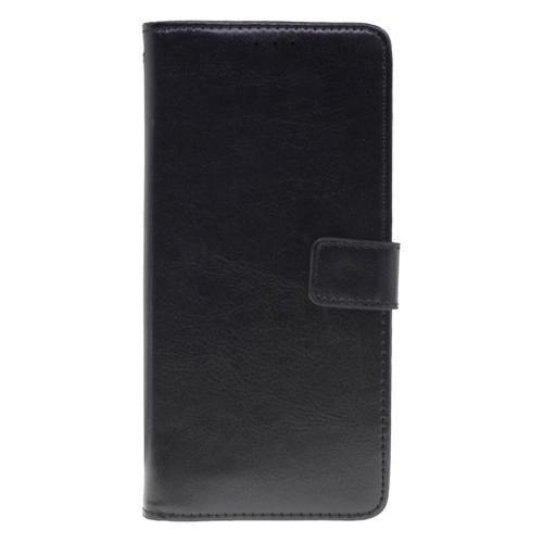 Shop4 - LG Q60 Hoesje - Wallet Case Cabello Zwart