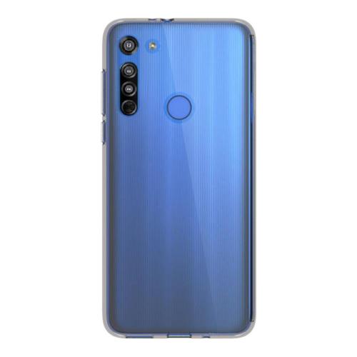 Shop4 - Motorola Moto G8 Hoesje - Zachte Back Case Transparant