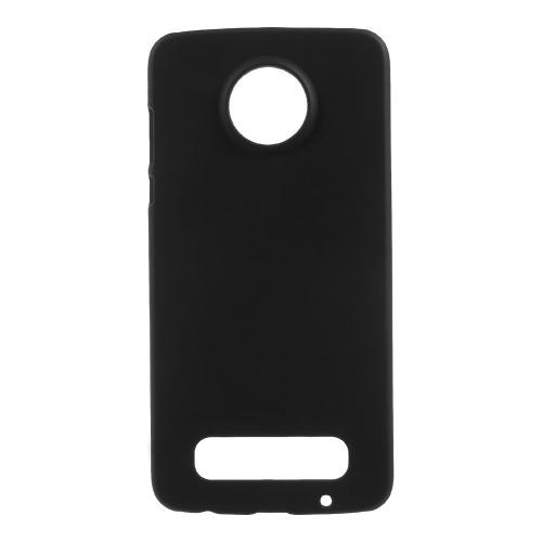 Shop4 - Motorola Moto Z2 Play Hoesje - Harde Back Case Mat Zwart