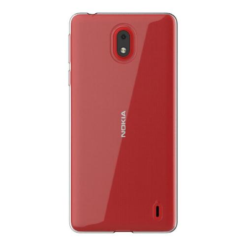 Shop4 - Nokia 1 Plus Hoesje - Zachte Back Case Transparant