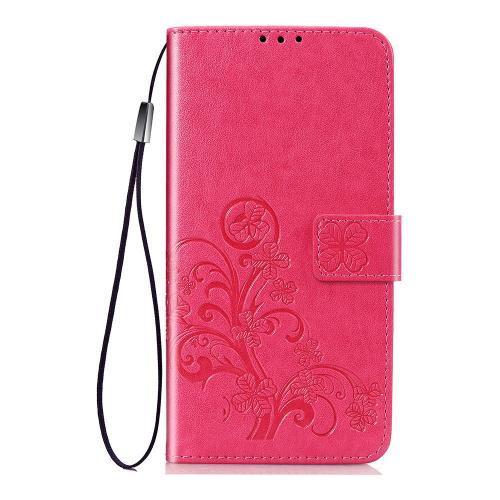 Shop4 - Nokia 3.2 Hoesje - Wallet Case Bloemen Patroon Roze