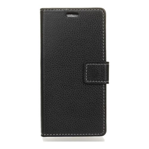 Shop4 - Nokia 9 PureView Hoesje - Wallet Case Lychee Zwart