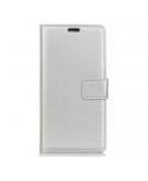 Shop4 - OnePlus 6T Hoesje - Wallet Case Business Zilver